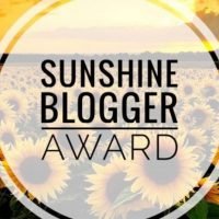 Sunshine Blogger Award 2020